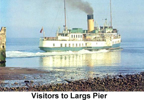visitor to largs pier